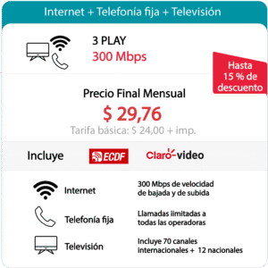 TRIPLE PLAY CLARO 300