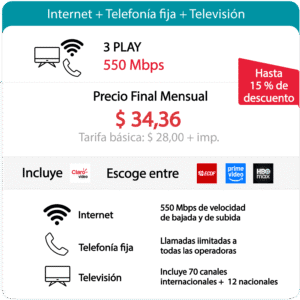 TRIPLE PLAY CLARO 550